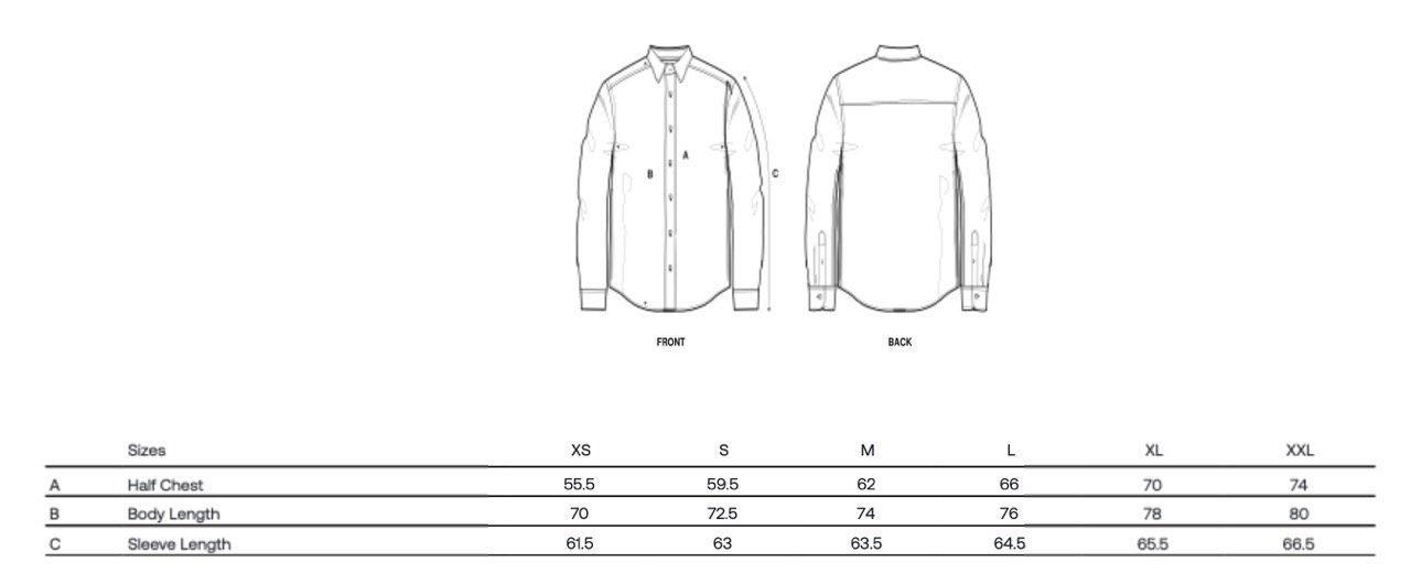 Sizechart